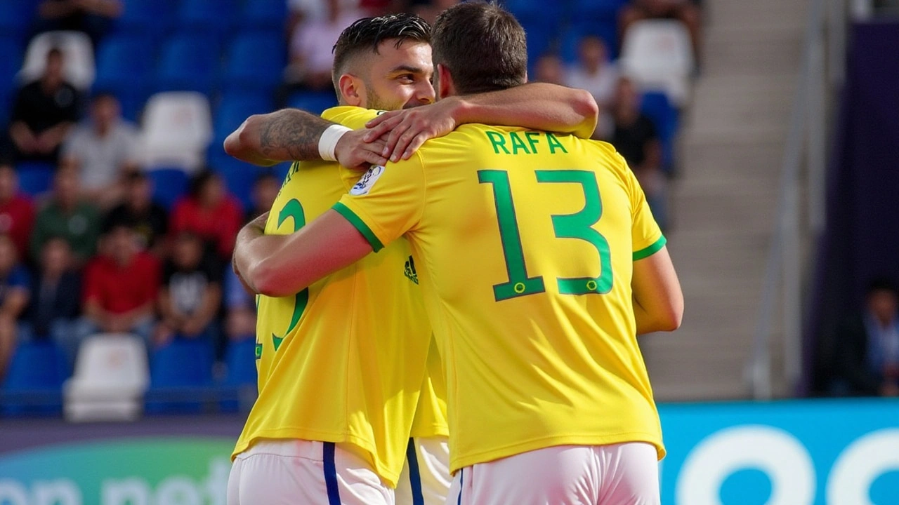 Brasil Goleia Tailândia na Copa do Mundo de Futsal e Garante o Primeiro Lugar